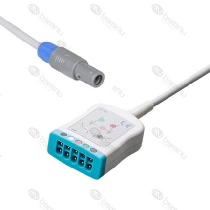 CABLE DE ECG COMPACTO CON SET DE 3 DERIVADAS PARA GE/ HEALTCARE 7 PINES/2GUIAS, UNIMED,
