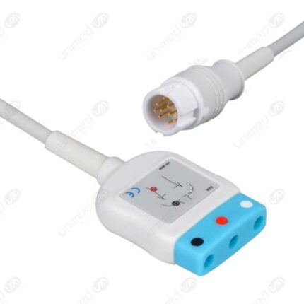 CABLE DE ECG PARA PHILIPS X 3 LEAD DIN/12P, UNIMED