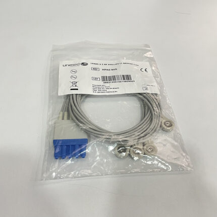 LEADS ECG X 4 UNIV TIPO BROCHE DIN, UNIMED