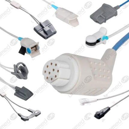 SENSOR DE SPO2 PARA DATEX PEDIATRICO 10P, 3m, UNIMED