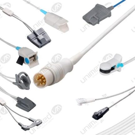 SENSOR DE SPO2 PARA DATASCOPE ADULTO 8P, 3m, UNIMED