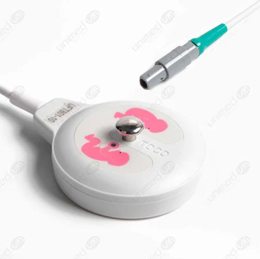 odoo_UFT801-10-EDAN.jpg TOCO TRANSDUCTOR PARA USO EN MONITOR FETAL EDAN 6 PINES, 1 GUIAS NV - Imagen 1