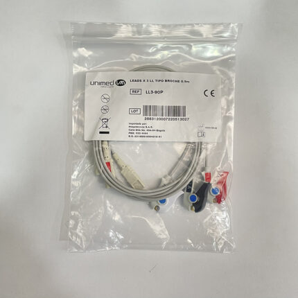 LEADS ECG X 5 DATASCOPE / MINDRAY TIPO PINZA LL, UNIMED