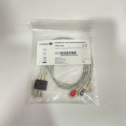 LEADS ECG X 3 MINDRAY DESMONTABLES LL BROCHE, UNIMED