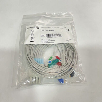 LEADS ECG X 5 NIHON KOHDEN 5/6 DERIVADAS PINZA, UNIMED